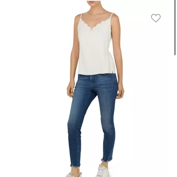 Ted Baker Siina Scalloped Camisole Top size 2 - Picture 3 of 8